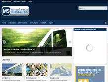 Tablet Screenshot of masiniesantini.it